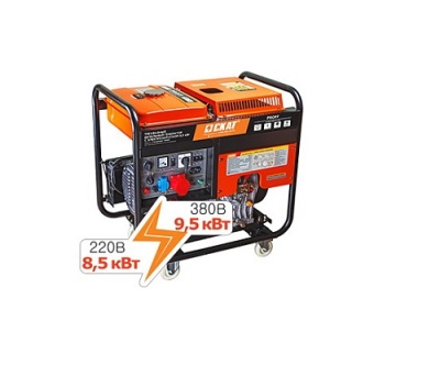 Дизельный генератор СКАТ УГД-9500ЕT PROFF